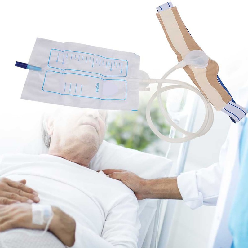 Silicone Waist Urine Drainage Bag Portable Catheter Fixation Urine Collection