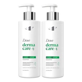 2 Shampoo Dove Derma Care Balance Capilar 400ml