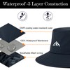 TOP-EX Waterproof Mens Bucket Sun Bucket Hat, Boonie Hiking Fishing