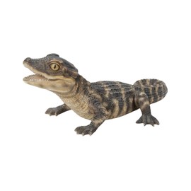 Oubia Baby Alligator 10.0 x 5.0 x 3.3 inches (25.5 x 12.6 x 8.5 cm) Doll Figurine Figurine Animal Garden Decoration Alligator H14049