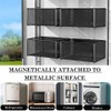 Culinavog Magnetic Shelf, Spice Rack, Magnetic Fridge Shelf, Kitchen Organiser,