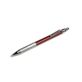 PIPER Quadrata Metal Mechanical Pencil 0.9mm with Erasers and HB #2 Lead Refills for Art, Sketching, Writing, Drafting (4 colors) (Cinnamon Red)
