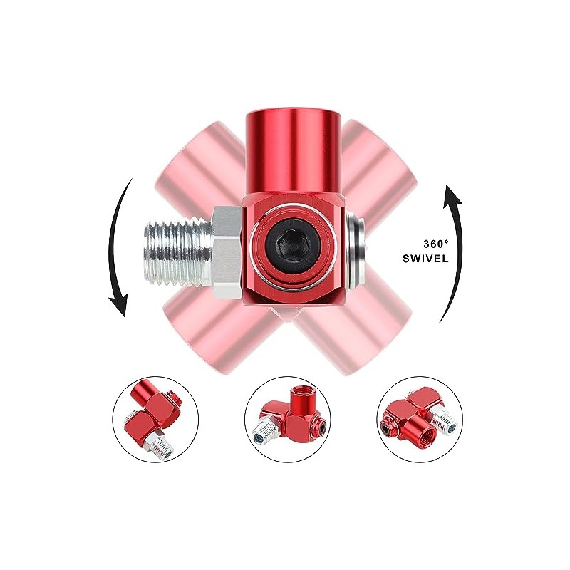 Conector de Manguera de Aire de 360 grados hose swivel