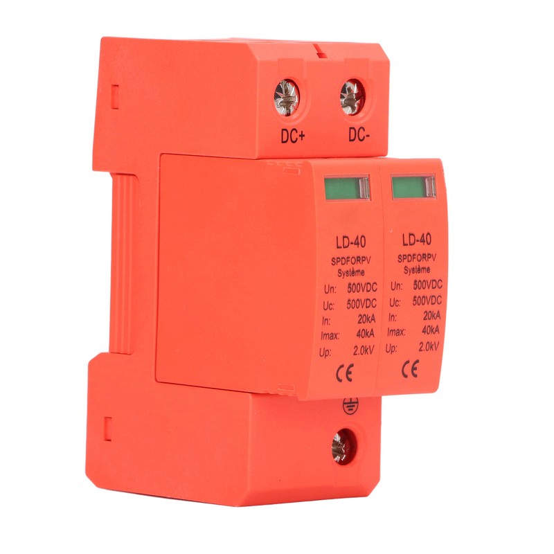 PV Surge Protection Device Photovoltaic Circuit Breaker Protector 2P 20‑40KA