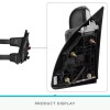 LEDKINGDOMUS Passenger Side Power Heated Tow Mirror for 2008-2016 Ford