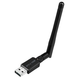GAROGYI Super Long Range Bluetooth 5.3 Pro USB Adapter for PC Supports Windows 11/10/8.1/7, 5.3+EDR Bluetooth Wireless for Desktop, Laptop, Printers, Keyboard, Mouse, Headsets, Speakers