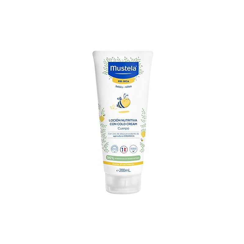 Mustela, Loción Corporal Nutritiva Cold Cream Bebé, 200ml