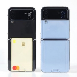 Design Skin (신세계김해점)( 갤럭시 Z플립5 ) 피닉스 에어 카드슬롯-클리어 ITM26823 (Shinsegae Gimhae Store) (Galaxy Z Flip 5) Phoenix Air Card Slot - Clear ITM26823