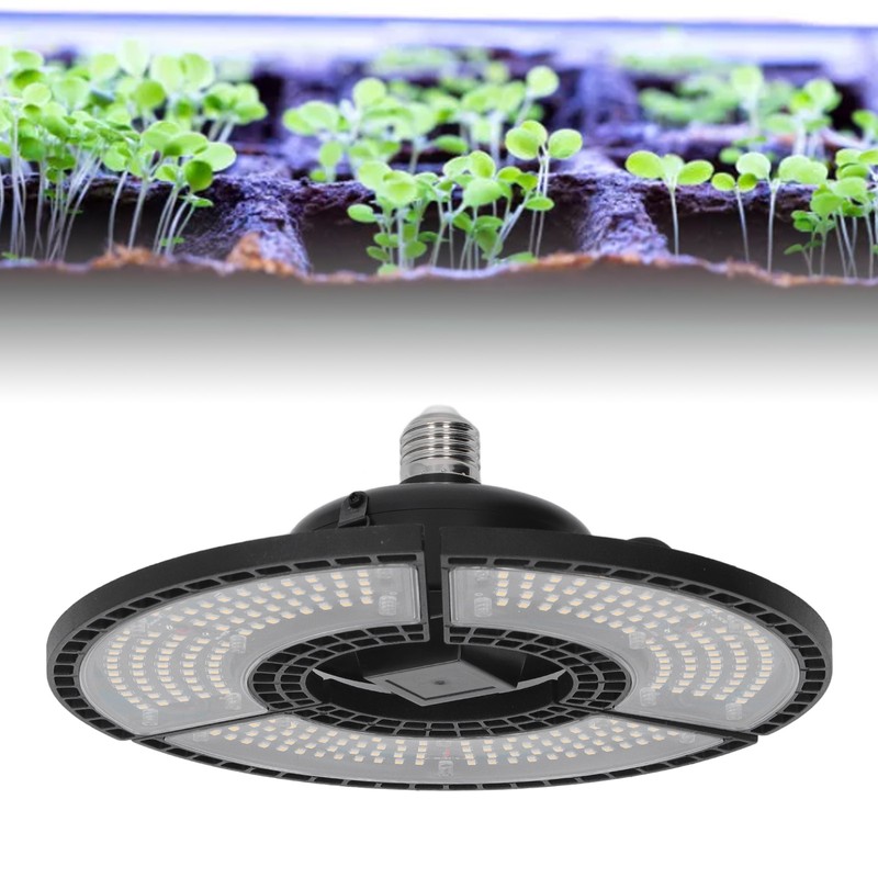 Plant Light Waterproof Foldable Flower Grow Lamp Full Spectrum E26