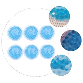 Gatuida 6pcs Round Gel Ice and Heat Therapy Packs for Reusable Cold Compress for Headaches Muscle and Recovery Design