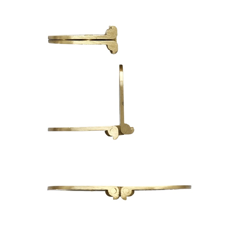 LIKERAINY 180 Degree Brass Flip Hinges Fitting Furniture Hinge for