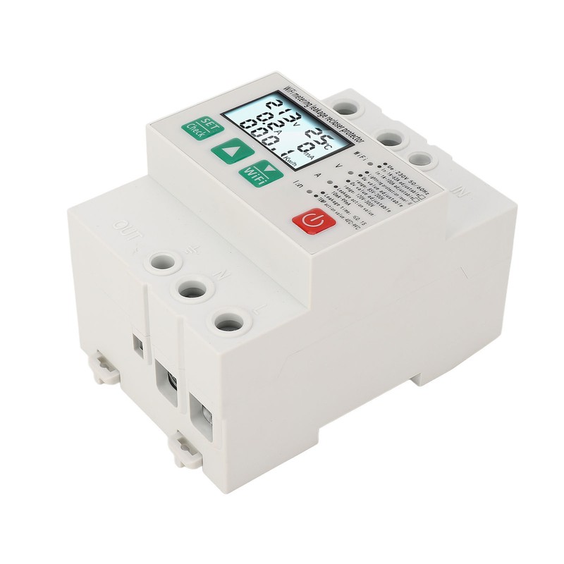 Smart WiFi Circuit Breaker Over Under Voltage Leakage Lightning Protector