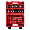 LLNDEI 3/8”Drive Impact Socket Set,Standard SAE(5/16 to 3/4-Inch) Metric Size(8-22mm),