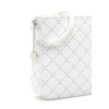 Tamaris TAS Anastasia 30103 Women's Shoulder Bag Checked, White, Unit