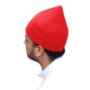 Red Semi-Rigid Soft Handcrafted Tall Naqshbandi Tariqah Sufi Muslim Nakshibendi