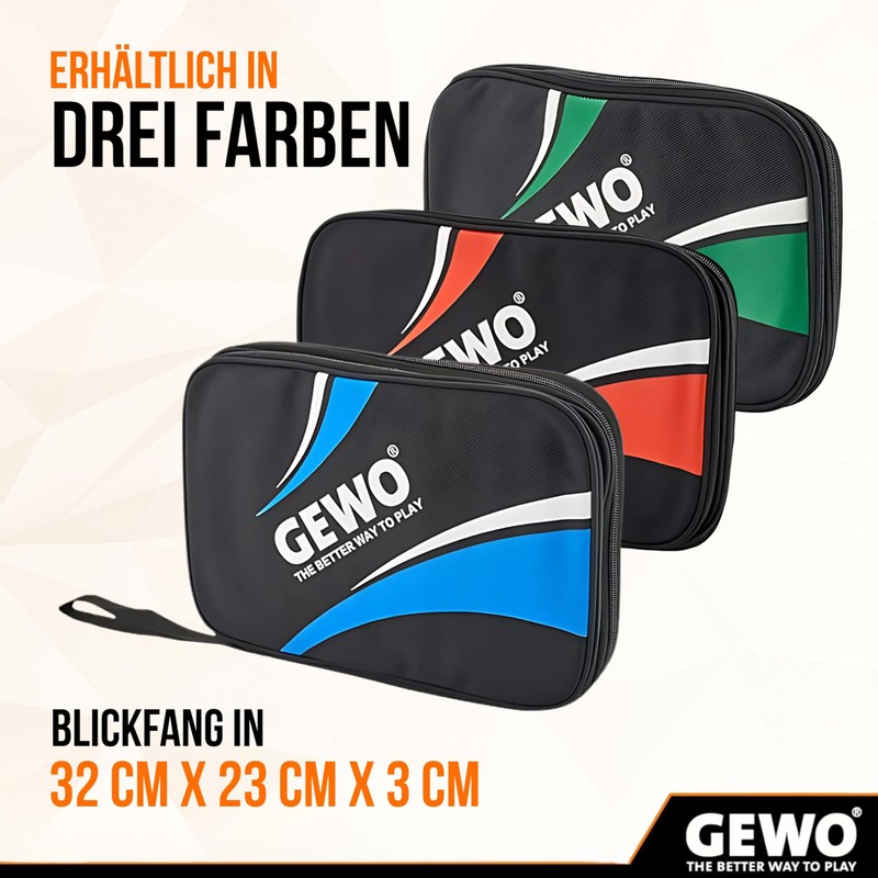 GEWO Table Tennis Bat Bag Master - Single Case -