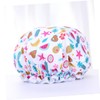 TOVINANNA Hair Protective Caps Pcs Plastic Bath Caps Shower Hats