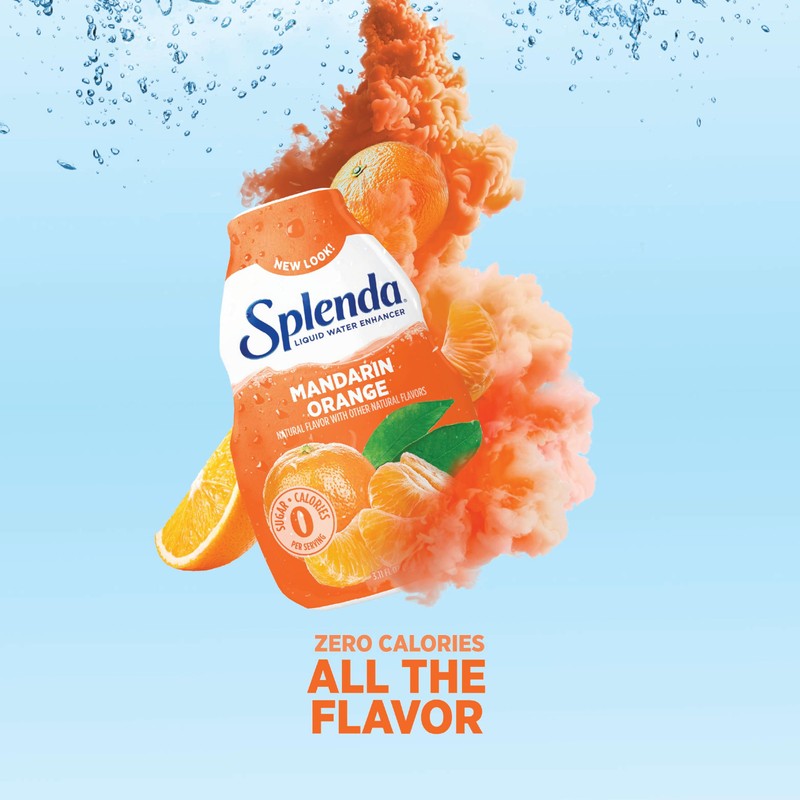SPLENDA Liquid Water Enhancer Drops, Sugar Free, Zero Calorie, Natural