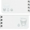 Sanrio 430897 Slim Ring Notebook, Chromi, Elastic Band Included