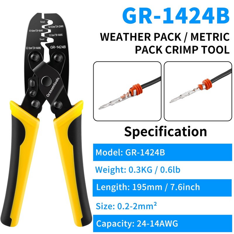 Open Cylinder Crimping Tool for Molex DELPHI AMP TYCO German