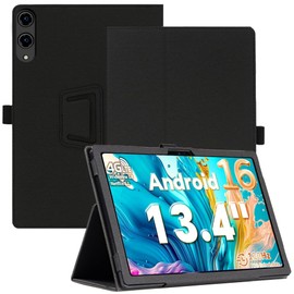 AKNICI Case for TECLAST T65 / OSCAL PAD 200 Tablet 13.4 Inch, Premium PU Leather Folio Folding Stand Protective Tablet Cover with Hand Strap Magnet for TECLAST T65 / OSCAL PAD 200