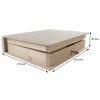 Lockable Wooden Book Shaped Box Decorative Bookcase Accessories Holder Hiding