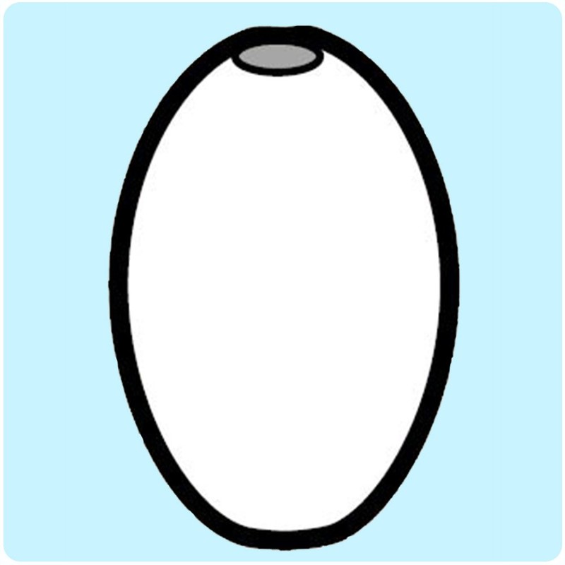 BeadTin Dark Sapphire Transparent 9mm Oat Craft Beads (500pcs)