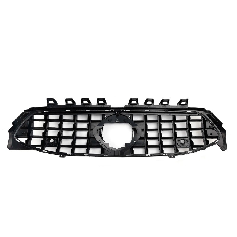 Black Front Bumper Grille Grill For Mercedes CLA Class W118