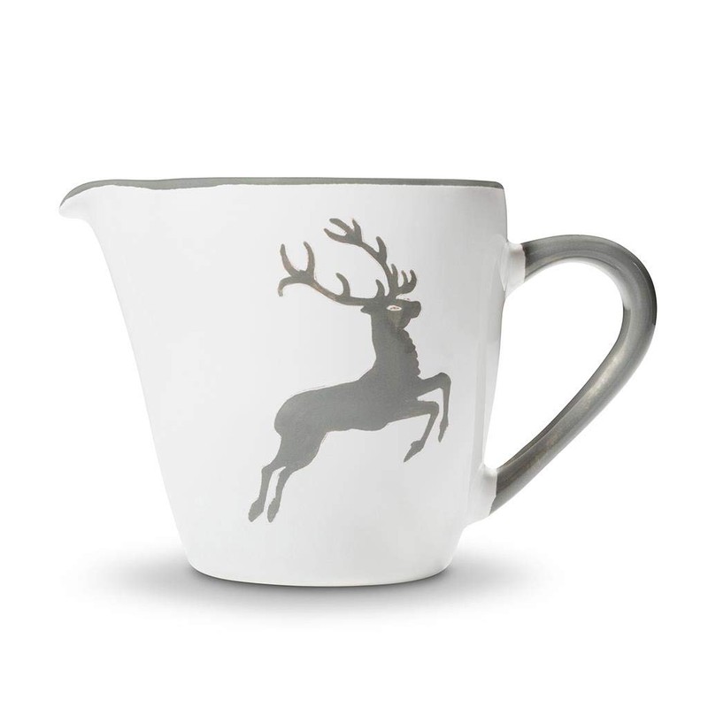GMUNDNER KERAMIK Milk Jug Gourmet Capacity 0.2 Litres Grey Deer