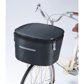 Kawasumi Seisakusyo KWF-110BK D-Shaped 2-Tier Front Basket Cover, All Black