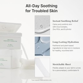 Dr.Althea StretchFit Calming Pad | Soothing Relief Face Mask with Centella Asiatica Extract | Hydration Sheet Mask with Panthenol | Korean Vegan Skinc