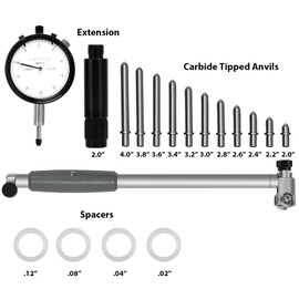 Clockwise Tools Dial Bore Gauge, DBGR-01 2-6"
