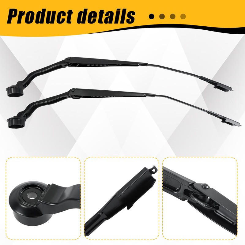 1 Pair Windshield Wiper Arm Compatible with Ford Escape 2013-2019