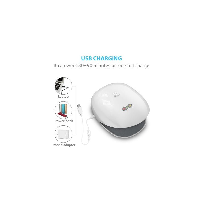 COMFIER Cordless Electric Hand Massager with Compression & Heating,3 Levels