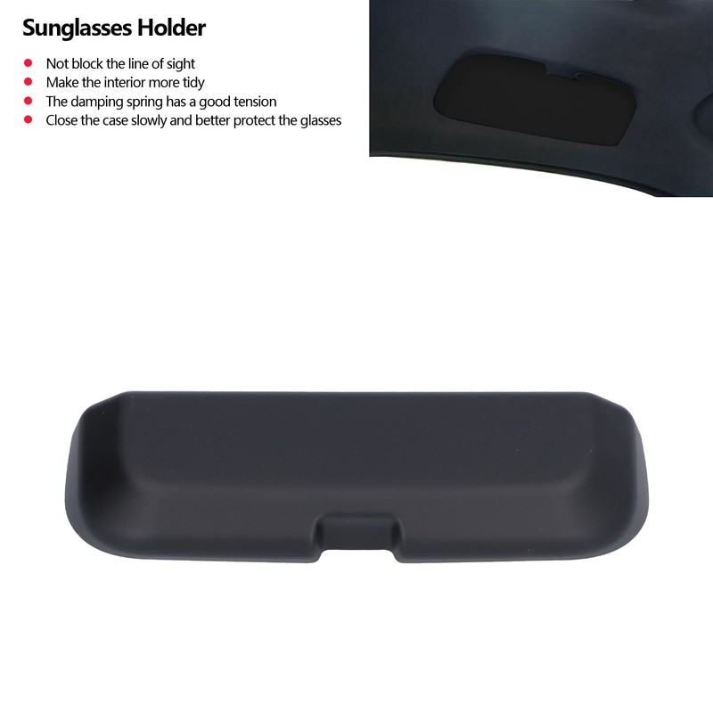Sunglasses Holder Car Glasses Case Storage Box Overhead Grab Handle
