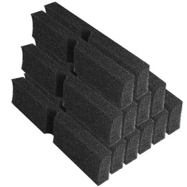 Fx4 Foam Filter Pads Replacement Compatible with Fluval FX5 FX6 Canister Filter, Aquarium Bio Sponge Foam Filter Pads (Black)