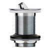 Wirquin 30723428 1.25" Brass Basin Waste Rotary Plug, UNSLOTTED