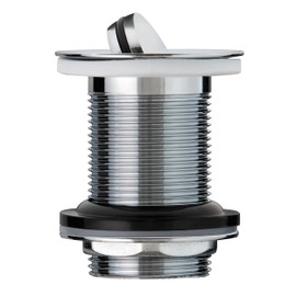 Wirquin 30723428 1.25" Brass Basin Waste Rotary Plug, UNSLOTTED