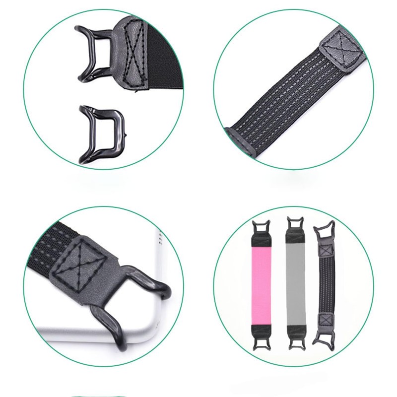 Yuecy 2 Pack Adjustable Hand Strap for Tablet,High Elasticity One-Handed