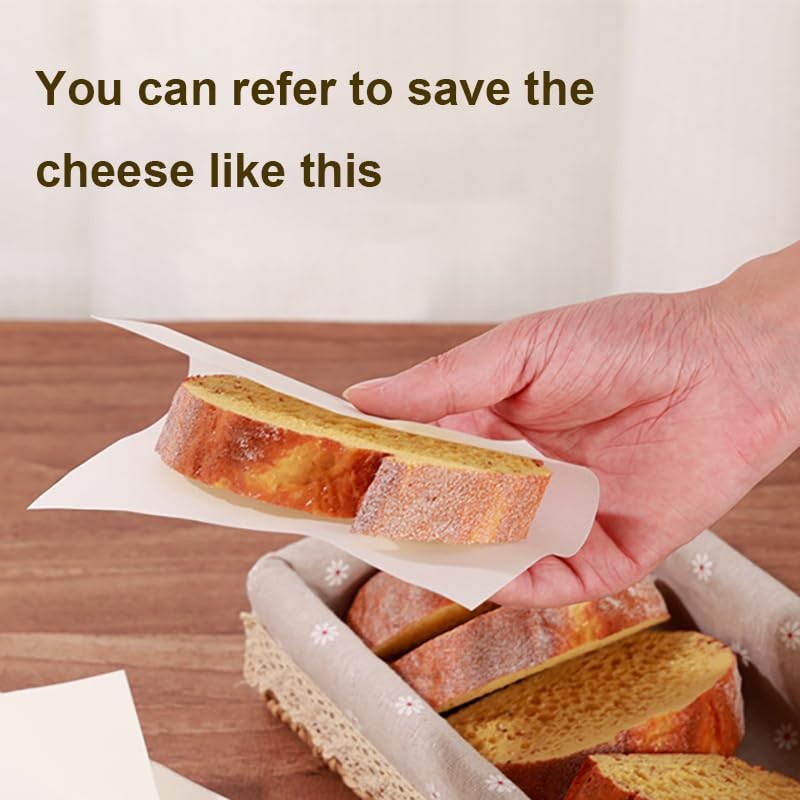 Cheese Slicer Cutter Board,Stainless Steel Cutter with Accurate Size Scale
