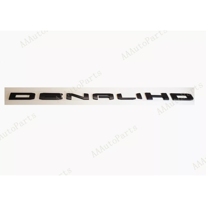 GMC 4PC Set Matte Black DENALI HD DENALI SIERRA Emblems