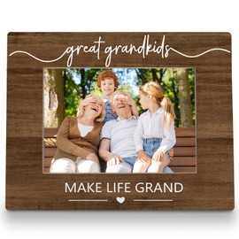 FLDAS Great Grandkids Picture Frame 8x10, Great Grandparents Gifts Picture Frames, Great Grandkids Photo Frame 5X7, Mothers Day Gifts for Great Grandma,Great Grandkids Make Life Grand picture frame