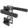 AwmnSrman Handle Set Toilet Bathroom Door Lock Cube Door Handles