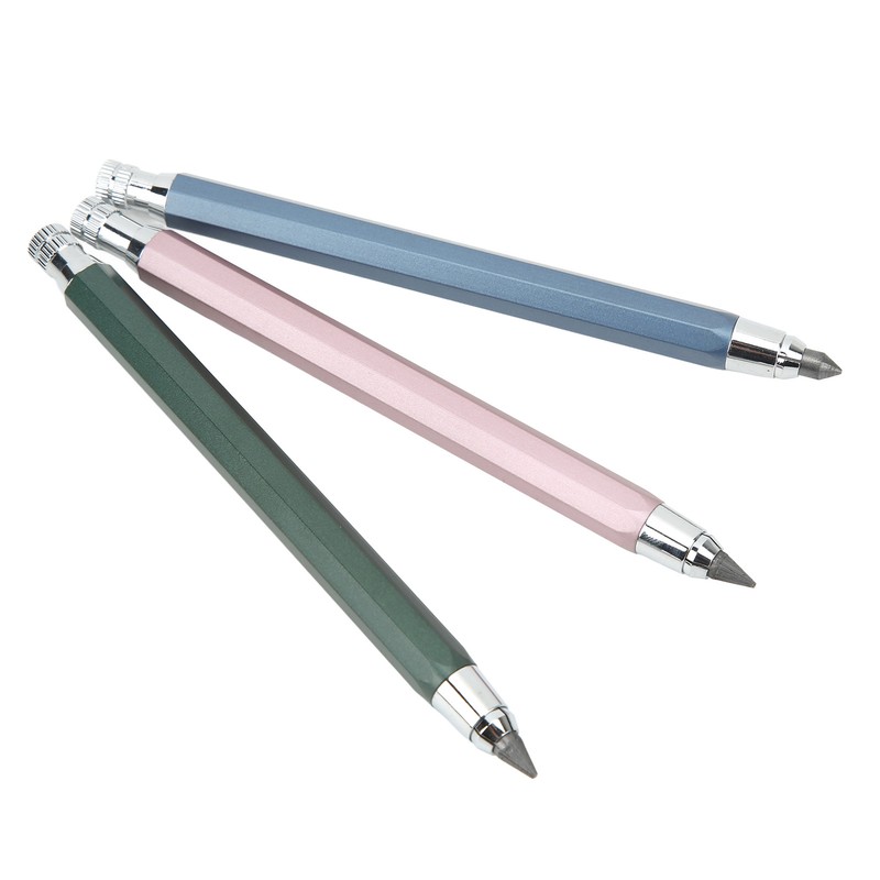 3Pcs Mechanical Carpenter Pencil 5.6mm Scribing Tool Marker Set Kit