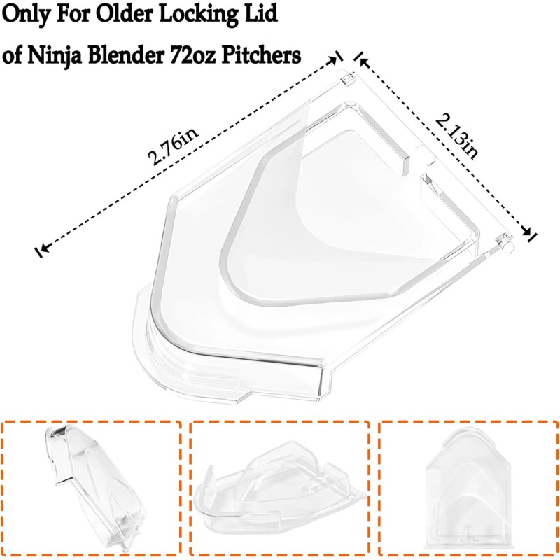 Owowong Pour Spout Cover Replacement Compatible with Ninja Blender Lid