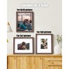 Egofine 8x10 Picture Frames Made of Solid Wood with Plexiglass,