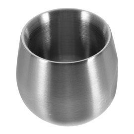 Ipetboom Beard Cup Universal Baffle Tableware Shaving Cute Neutral Pen Tea Cup Shaving Dishwashing Beard Creamer Shaving Coffee Cup Shaving Parchment Stainless Steel Silver