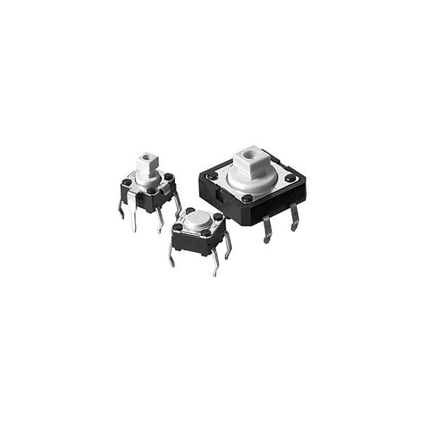 オムロン (OMRON) タクタイルスイッチ テーピング仕様 基盤穴挿入 抵抗負荷 最大定格DC24V50mA B3F-1000