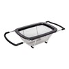 KitchenAid Expandable Stainless Steel Colander, Black