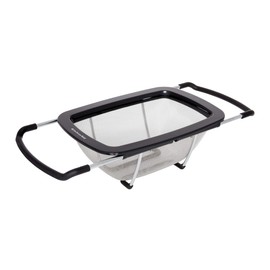 KitchenAid Expandable Stainless Steel Colander, Black